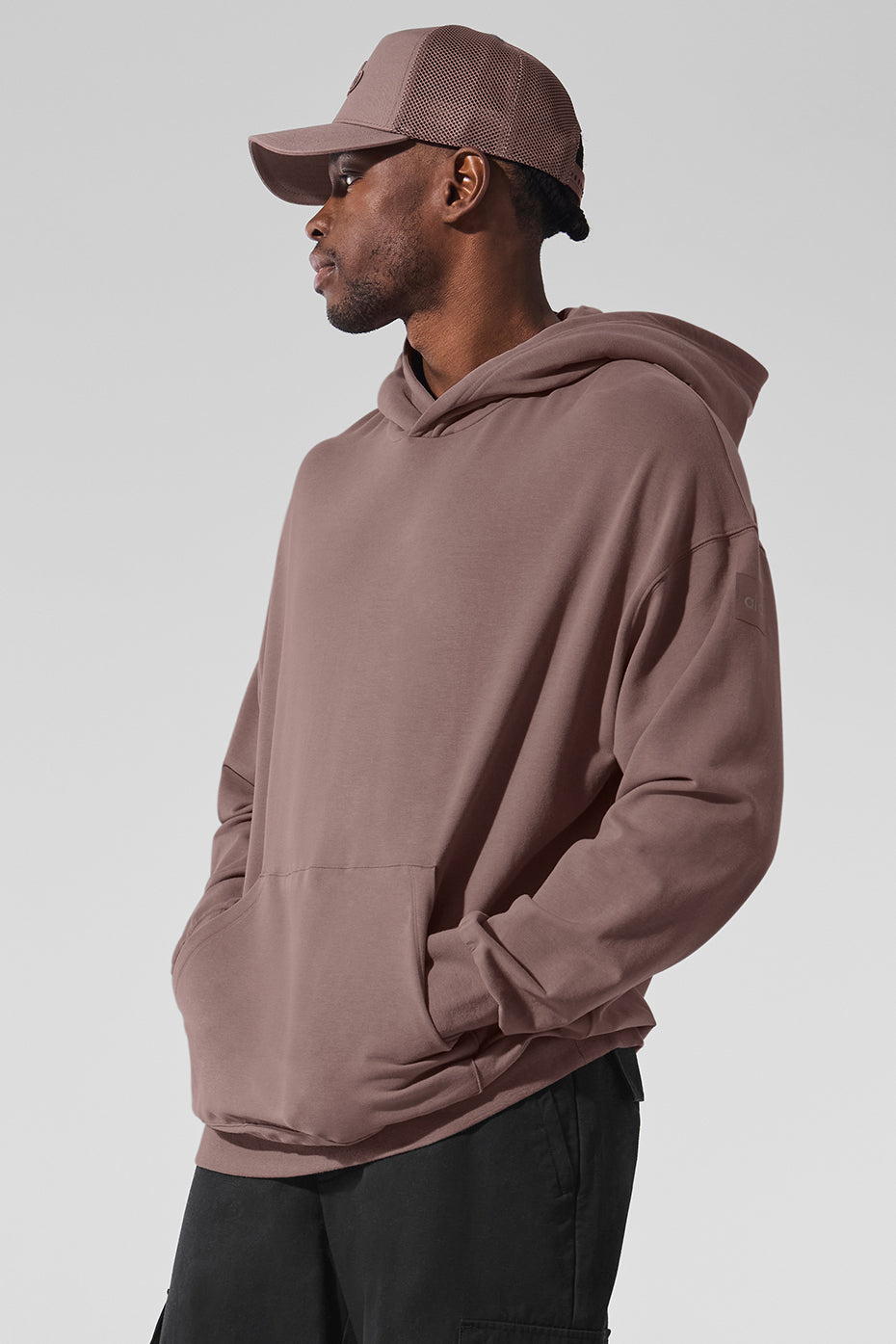 Double Take Hooded Sweatshirt — Mushroom