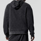 Chill Vintage Wash Hooded Sweatshirt — Black Wash