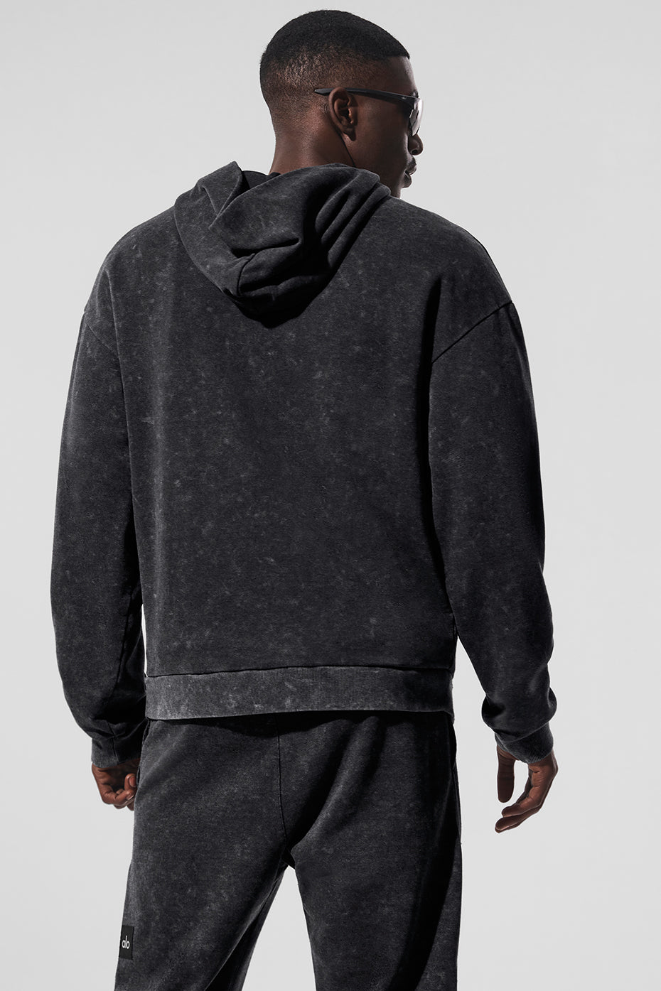 Chill Vintage Wash Hooded Sweatshirt — Black Wash