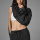 Chill Vintage Wash Hooded Sweatshirt — Black Wash
