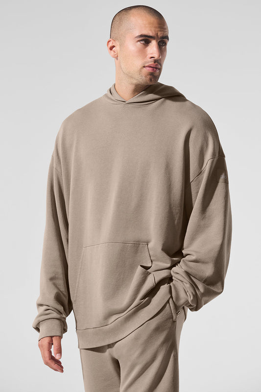 Chill Vintage Wash Hooded Sweatshirt — Gravel Wash