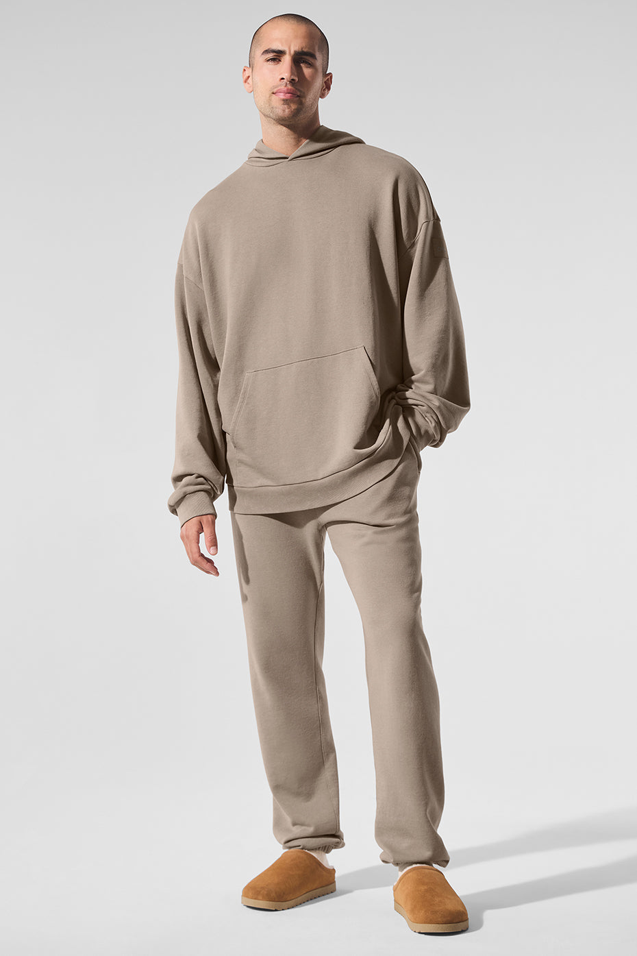 Chill Vintage Wash Hooded Sweatshirt — Gravel Wash