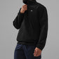 Light Weight Takeaway Track Crew Sweatshirt — Black