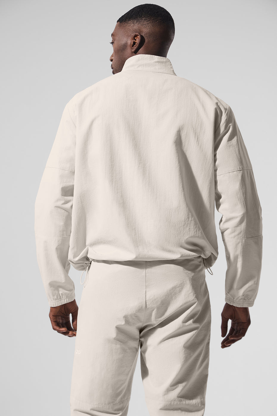 Light Weight Takeaway Track Crew Sweatshirt — Bone