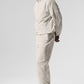 Light Weight Takeaway Track Crew Sweatshirt — Bone