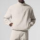Light Weight Takeaway Track Crew Sweatshirt — Bone