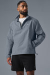 Light Weight Takeaway Track Crew Sweatshirt — Steel Grey