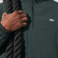 Light Weight Takeaway Track Crew Sweatshirt — Charcoal Green