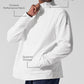 Conquer Max Mock Neck Full Zip — White