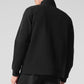 Conquer Max Mock Neck Full Zip — Black