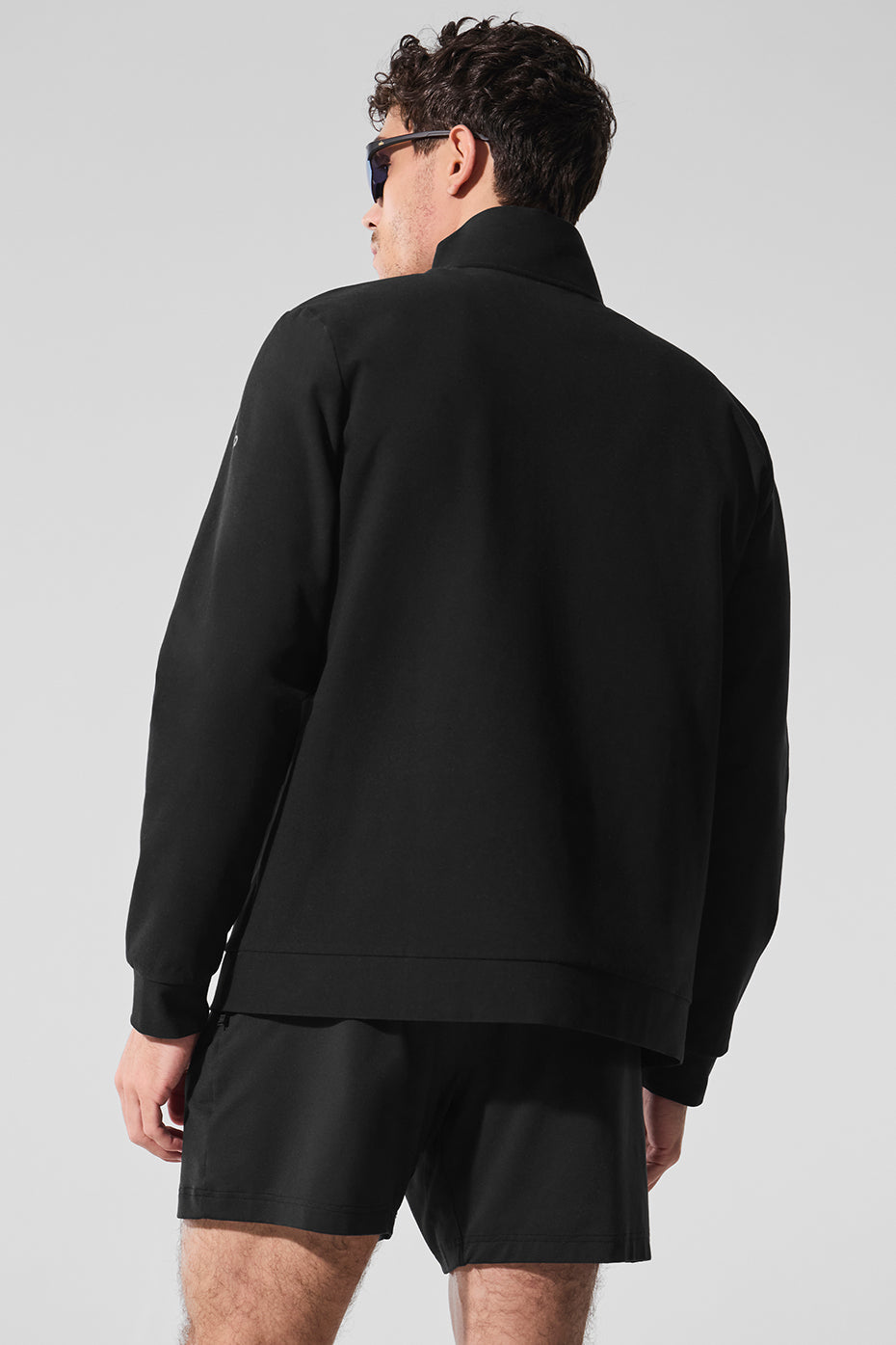 Conquer Max Mock Neck Full Zip — Black