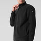 Conquer Max Mock Neck Full Zip — Black
