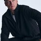 Conquer Max Mock Neck Full Zip — Black