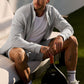 Conquer Max Mock Neck Full Zip — Athletic Heather Grey
