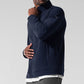 Conquer Max Mock Neck Full Zip — Navy