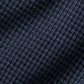 Elevate Waffle Long‑Sleeve Crew — Navy