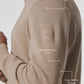 Elevate Waffle Long‑Sleeve Crew — Gravel