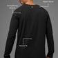 Vapor Crewneck Long‑Sleeve — Black