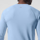 Vapor Crewneck Long‑Sleeve — Seashell Blue