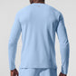 Vapor Crewneck Long‑Sleeve — Seashell Blue