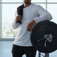 Vapor Crewneck Long‑Sleeve — White