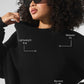 Domain Rib Knit Crew Sweater — Black