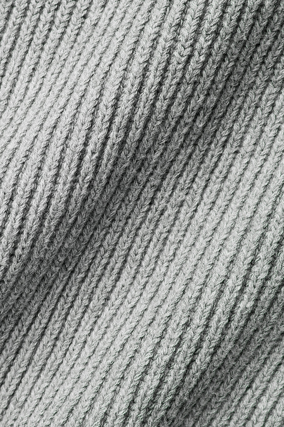 Domain Rib Knit Crew Sweater — Athletic Heather Grey