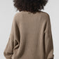 Domain Rib Knit Crew Sweater — Gravel