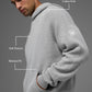 Sports Club Sweater Knit Hooded Sweatshirt — Athletic Heather Grey