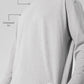 Double Take Long‑Sleeve Crew — Athletic Heather Grey