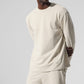 Double Take Long‑Sleeve Crew — Bone
