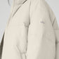 Stretch Woven Street Puffer — Bone