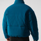 Stretch Woven Street Puffer — Eclipse Blue