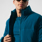 Stretch Woven Street Puffer — Eclipse Blue