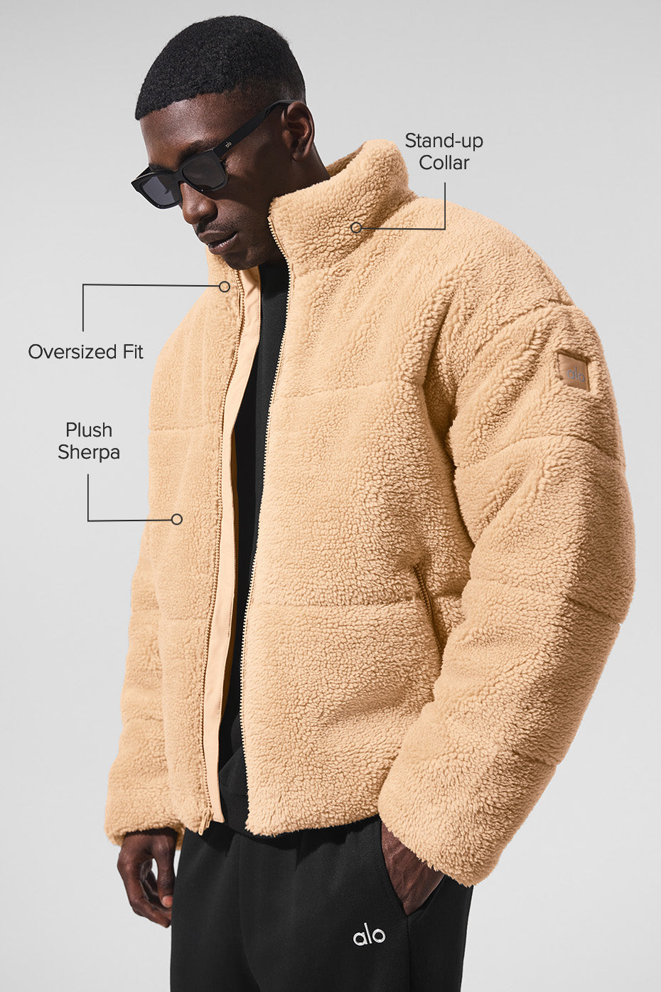 Sherpa Stage Puffer — Camel