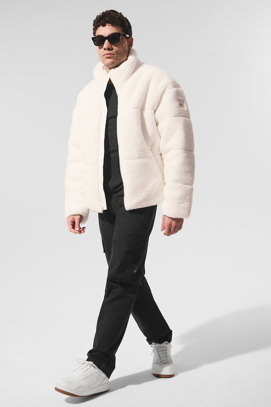 Sherpa Stage Puffer — Ivory