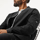 Division Ripstop Bomber Zip Jacket — Black