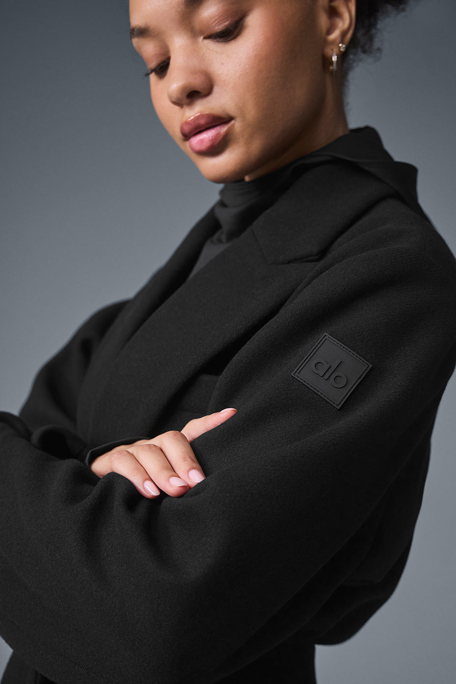 Wool Gameday Overcoat — Black