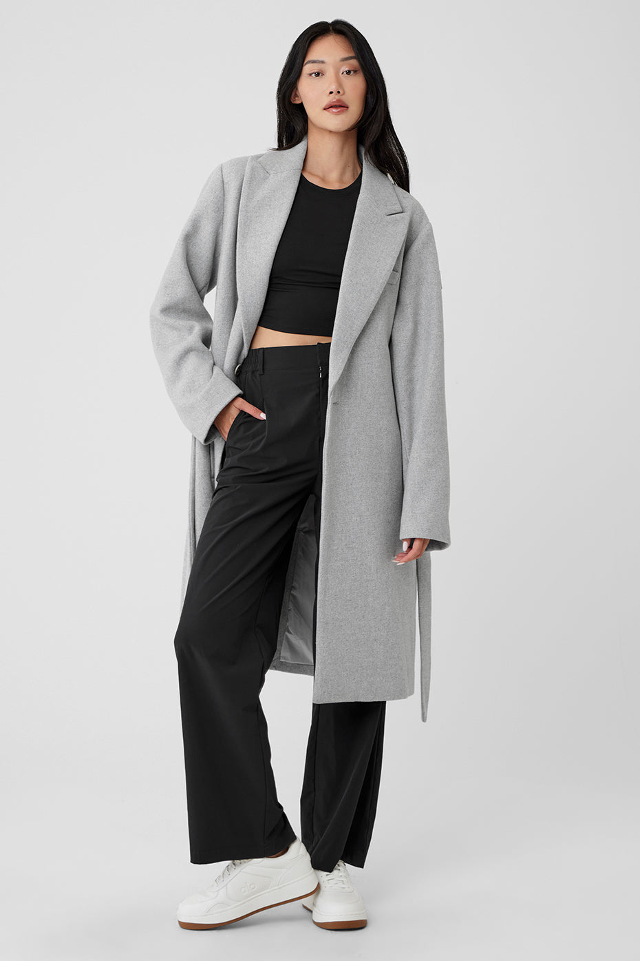 Wool Gameday Overcoat — Athletic Heather Grey