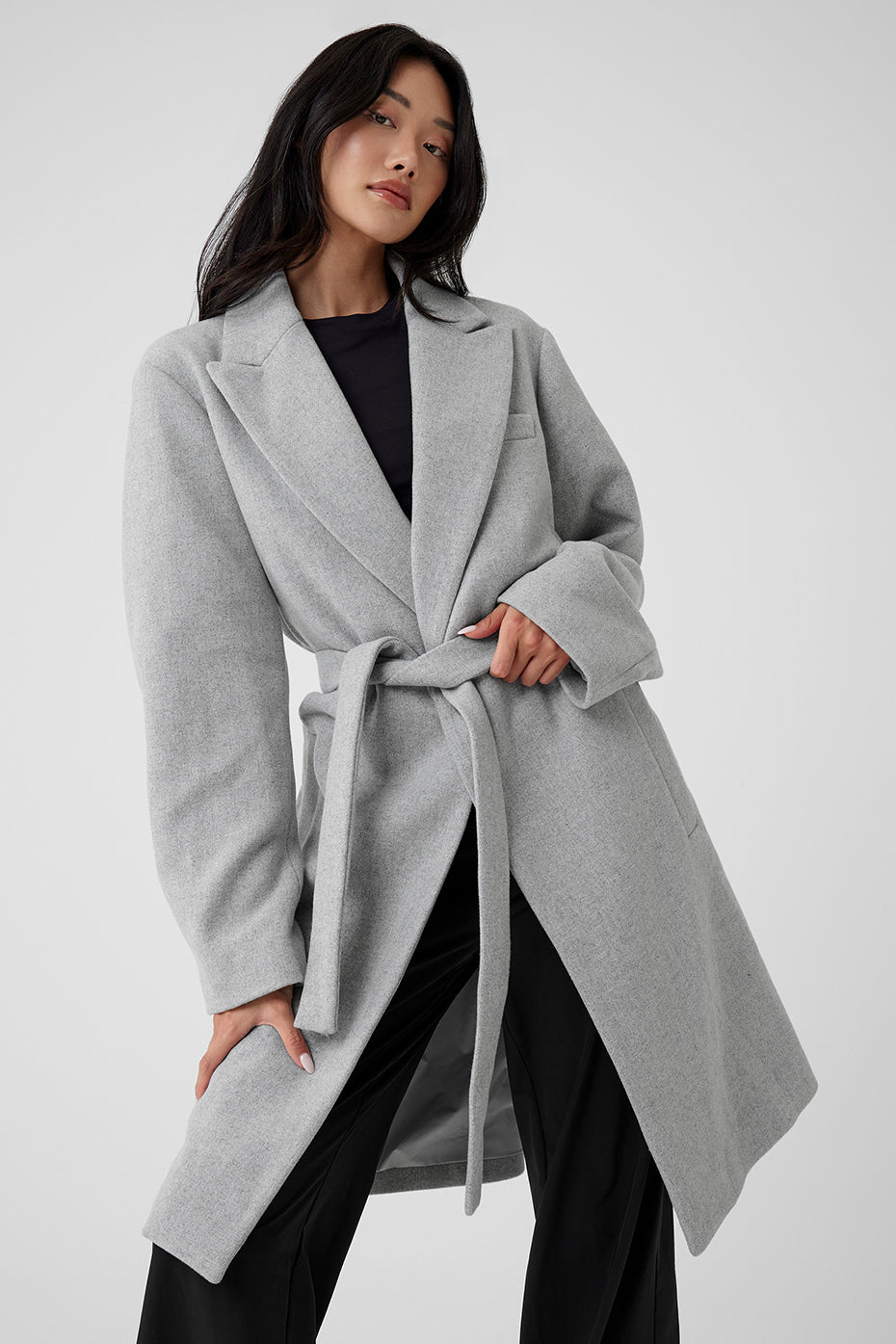 Wool Gameday Overcoat — Athletic Heather Grey