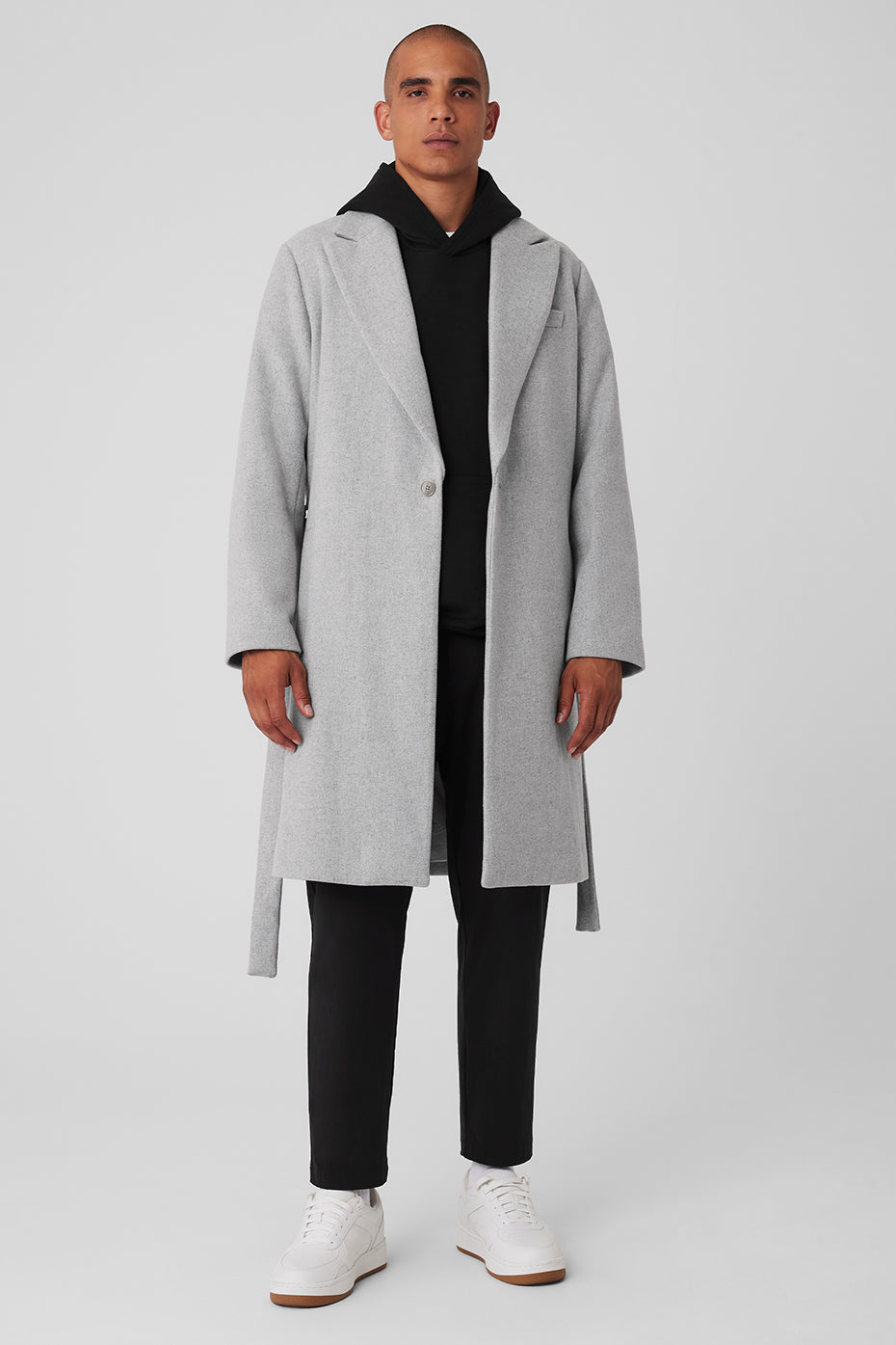 Wool Gameday Overcoat — Athletic Heather Grey