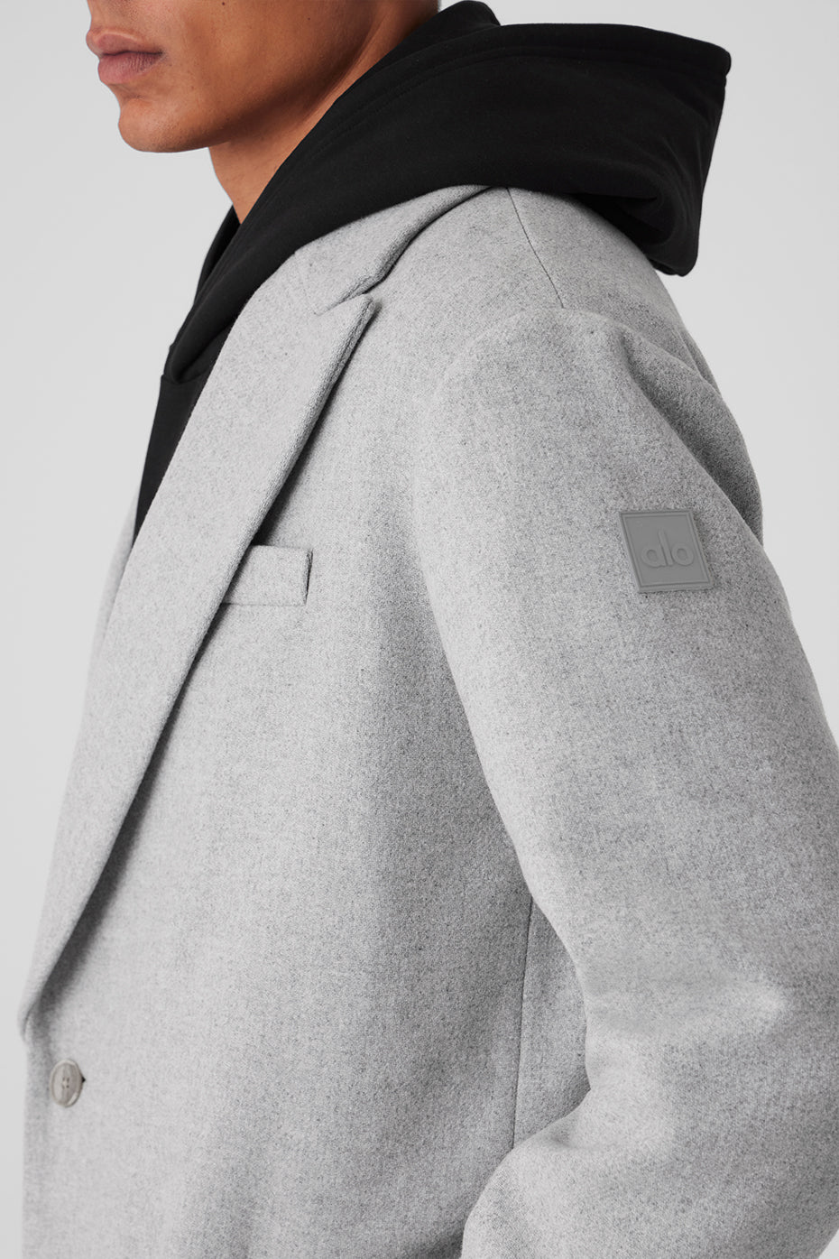 Wool Gameday Overcoat — Athletic Heather Grey