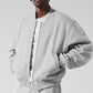 Renown Varsity Zip Jacket — Athletic Heather Grey