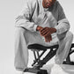 Renown Varsity Zip Jacket — Athletic Heather Grey