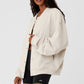 Renown Varsity Zip Jacket — Bone
