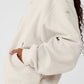 Renown Varsity Zip Jacket — Bone