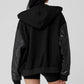 Select Hooded Bomber Zip Jacket — Black