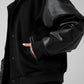 Select Hooded Bomber Zip Jacket — Black