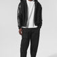 Select Hooded Bomber Zip Jacket — Black