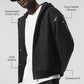 Select Hooded Bomber Zip Jacket — Black